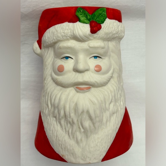 Kaadan Christmas Light Santa Head w/Insert Old New Stack Never Used - Picture 1 of 13